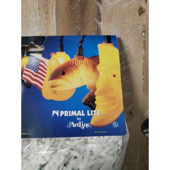 Vtg Fun Lights Flamingo Palm Tree Tropical Party Indoor Outdoor 12' String Light - Picture 5 of 11